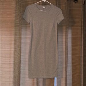 Grey tee shirt dress